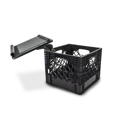 Autoexec Milk Crate Vehicle and Mobile Office Work Station with Laptop Tray AECRATE-22